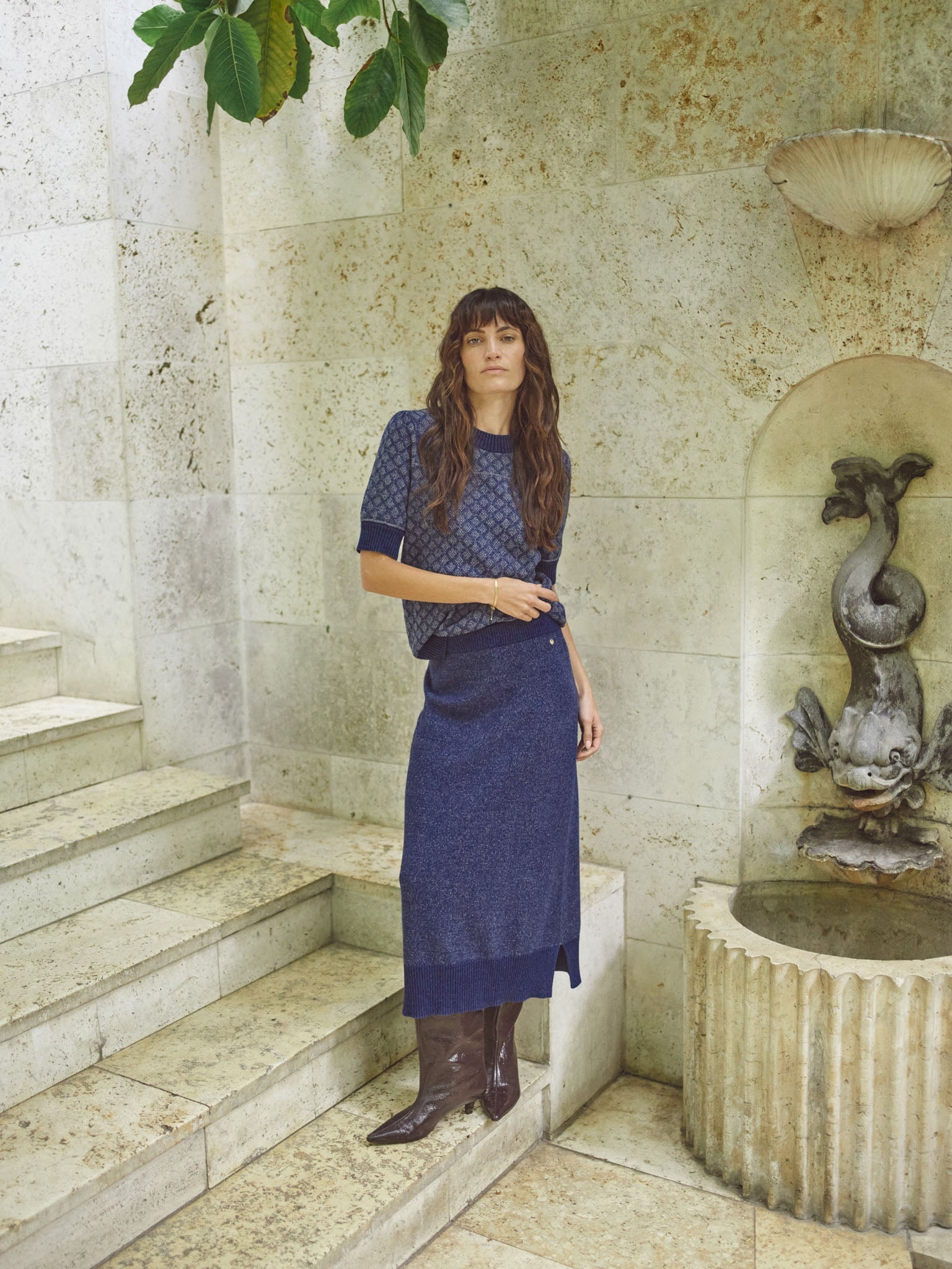 Modelshot / Dark Blue / Detail